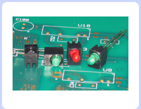 LED Holder for PCB Mounting